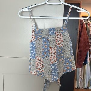 Floral crop top